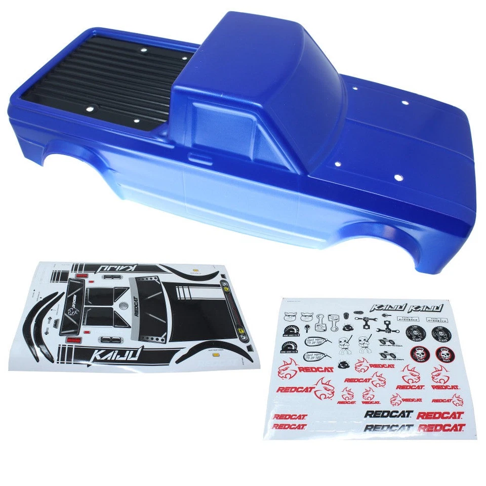 Redcat Racing RER12465 1:8 Blue Truck Body with Stickers - Image 1 of 1