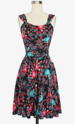 Trashy Diva Annette платье в Sacred Hearts печати GUC размер 10 - Изображение 1 из 4