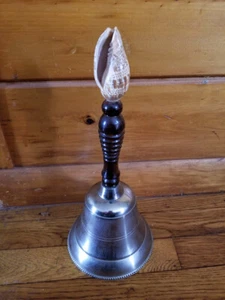 Formosa Sea Shell Bell Silver 13" Tall - Picture 1 of 3