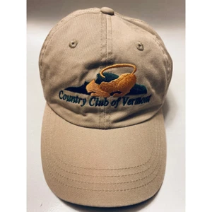 Country Club of Vermont Imperial Baseballkappe Mütze für Herren beige Strapback Einheitsgröße - Bild 1 von 6