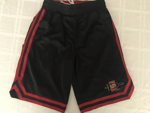 COLOSSEUM SAN DIEGO STATE SDSU AZTEC BASKETBALL SHORTS MENS SMALL EUC TS9 Cover
