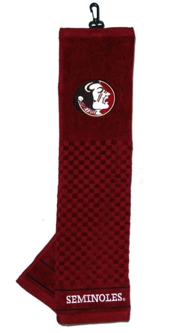 Florida State Seminoles 16"x22" Embroidered Golf Towel [NEW] NCAA Golfing Cotton Cover
