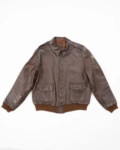 GENUINE WWII USAAF USAF A-2 FLIGHT JACKET ROUGH WEAR 23380 "B-26 INVADER" - Picture 1 of 12