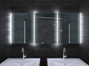 LED Badezimmerschrank spiegelschrank mit Sensor Steckdose Aluminium 140 x 70 - Bild 1 von 19