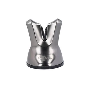 AnySharp Gun Metal Grey XBlade Professional V-Shaped Knife Sharpener, Hands Free - Picture 1 of 11
