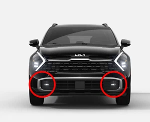 Genuine OEM Front Bumper LED Fog Lamp Light For 2023+ Kia Sportage X-Line X-Pro - Picture 1 of 11