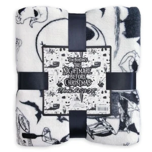 NWT Disney Nightmare Before Christmas Throw Blanket Jack Skellington Fleece - Picture 1 of 2