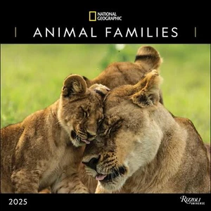 ANIMAL FAMILIES - NATGEO - 2025 WALL CALENDAR - BRAND NEW - 345318 - Picture 1 of 2