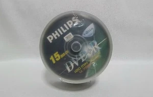 Philips DVDRIS02/710 4.7GB 120-Min Data DVD+R 15 Pack Cake Box Spindle NEW. - Picture 1 of 4
