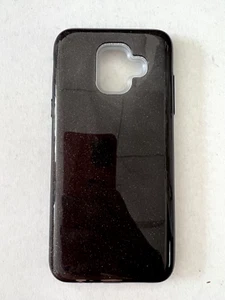 Coque noire pailletée Galaxy A6 2018 - Photo 1 sur 3
