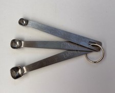 3 Piece Stainless Steel Mini Measuring Spoons- Dash, Pinch, Smidgen