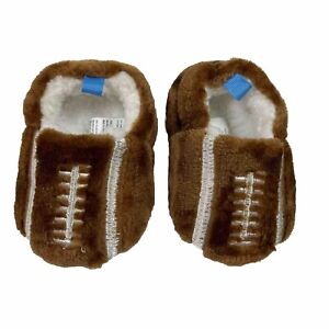 Sleepy Time Baby Football Slippers Size 3-6 Months