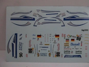 BBR 1/43 DECAL FERRARI F430 GT2 24H LE MANS 2008 TEAM FARNBACHER #90 BG350 - Picture 1 of 8