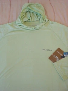 Grundens Solstrale L/S Perf. Camisa de pesca con capucha, nueva con etiquetas - 2XL para hombre, verde $60 - Imagen 1 de 10