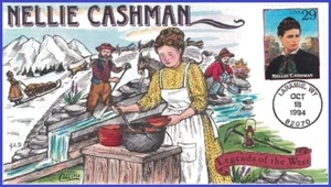 USA8 #2869k U/A COLLINS HAND PAINTED FDC   Legends of the West - Nellie Cashman - Picture 1 of 1