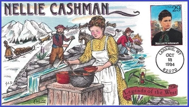USA8 #2869k U/A COLLINS HAND PAINTED FDC   Legends of the West - Nellie Cashman - Image 1 of 1