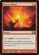 1x Pyretic Ritual -Played- Magic 2011 MTG