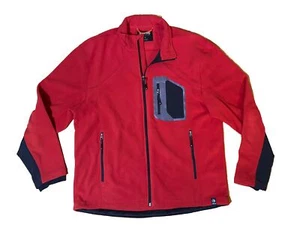Solaris Soft Shell Series Long Sleeve Red Jacket Size Large - Picture 1 of 7