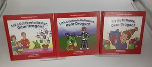 Dear Dragon Books set of 3 Celebrate Easter, Halloween, It's My Birthday Unused - Imagen 1 de 5
