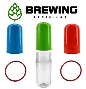 RAPT Pill Hydrometer replacement housing Red Blue Green Clear O-ring KegLand - Picture 1 of 19