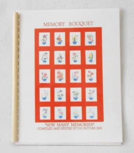 BOOKLET - D.P. BUTLER SEW MANY MEMORIES "MEMORY BOUQUET" FLOWERS - NICE! - Bild 1 von 2