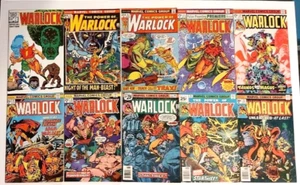 WARLOCK Vol. 1 Lot of 9 + Bonus / Marvel 1972-76 / See Description for Grades - Bild 1 von 8