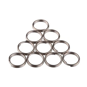 TIKING 10pcs Titanium Small Split Rings Ti Micro Keychain EDC Keyring - Picture 1 of 3