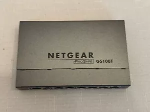 Netgear GS108T v2 8-Port Gigabit Ethernet Smart Switch mit PD-Port - Bild 1 von 4