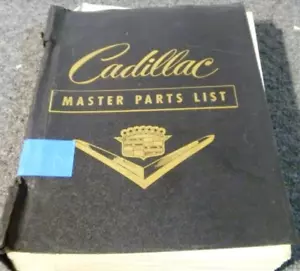 1955 Cadillac Fleetwood 75 Master Parts List Catalog Manual - Bild 1 von 2