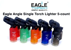 Eagle Torch Mini-Angle Torch Lighter Windproof Refillable Lighter 5-Count - Picture 1 of 1