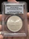 New Listing2006-S San Francisco Old Mint Silver Dollar Commemorative Pcgs Ms-70