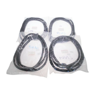 FRT & Rear Door Weatherstrip Set Fit 01-04 Honda Civic Ferio ES4 ES5 ES7 ES8 4DR - Image 1 of 4