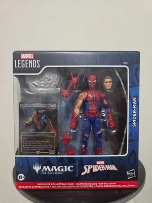 Marvel Legends Spider-Man Magic The Gathering Figure 15cm Hasbro con Carta - Immagine 1 di 4
