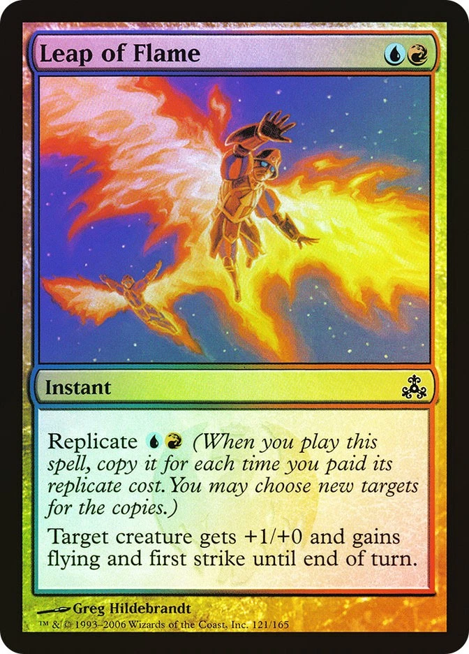 MTG FOIL Leap of Flame  - Guildpact #121 - Image 1 of 1