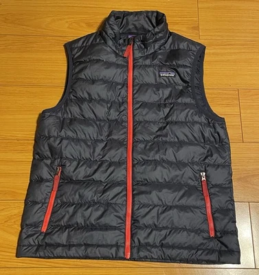 Chaleco Patagonia Down Puffer Acolchado Aislado Cremallera Completa Niños XL Azul RN# 51884 Foto 1 de 4