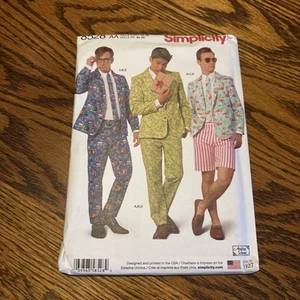 Men's Costume Suit Sewing Pattern, Jacket, Pants, Shorts (44-52) Simplicity 8528 - Picture 1 of 4