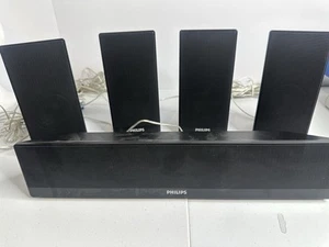 Philips Surround Sound Home Theater 5 pezzi sistema di altoparlanti CS3555E con cavi a colori - Foto 1 di 12