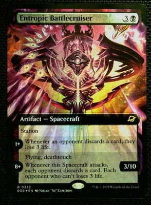 Entropic Battlecruiser (Extended Art) Edge of Eternities Foil - Image 1 of 2