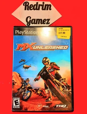MX Unleashed Black Label PS2 Video Games THQ Racing - Image 1 of 3