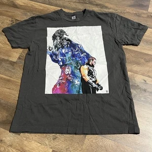 WWE Deadman Years Undertaker T Shirt Mens M Medium Gray Graphic Tee - Picture 1 of 6
