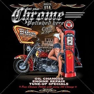 CAMISETA DE BOLSILLO GET YOUR CROMADA PULIDA CICLISTA ROADHOUSE SPEED SHOP - Imagen 1 de 1