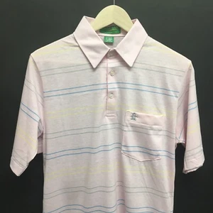 NEW Vintage Deadstock Mens Medium PENGUIN Grand Slam Polo Shiirt USA Pink 17c - Picture 1 of 7