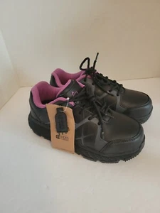 Shoes For Crews Ace Arbeitsstiefel Aluminiumkappe # 72303 schwarz & lila Damengröße 6 - Bild 1 von 6