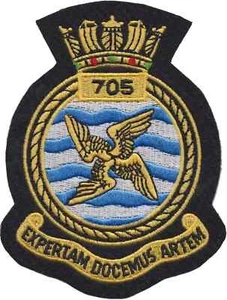 705 Naval Air Squadron gestickter Aufnäher - MOD LIZENZIERT - Bild 1 von 6