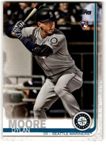 2019 Topps Dylan Moore Rookie #US206 Seattle Mariners - Picture 1 of 2