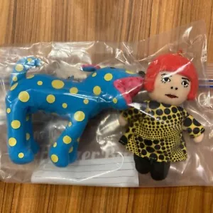 Yayoi Kusama YAYOI-chan & Toko-Ton Plüschtier Schlüsselanhänger Maskottchen 2er Set - Bild 1 von 9