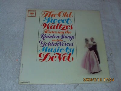 The old Sweet Waltzes By Frank De Vol (Vinyl 1962 Columbia) Original Record Albu - Image 1 of 3