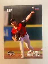 Grant Wolfram Card 2021 Hickory Crawdads Team Card