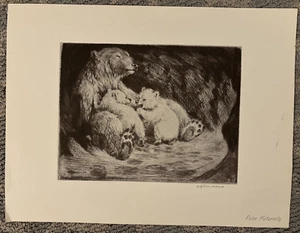Will Simmons Signed Print Polar Maternity - Picture 1 of 6