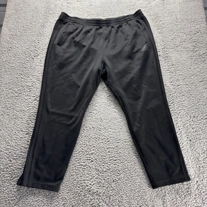 Pantalones de chándal Adidas para hombre 2XL negros de poliéster ajuste cónico forrados para rasgar - Imagen 1 de 10
